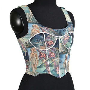 Vintage mural corset