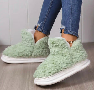 Comfy platform slippers