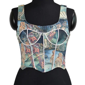 Vintage mural corset