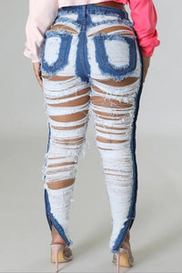 Lux distressed jeans