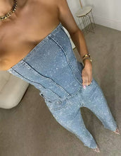 Denim & diamonds set