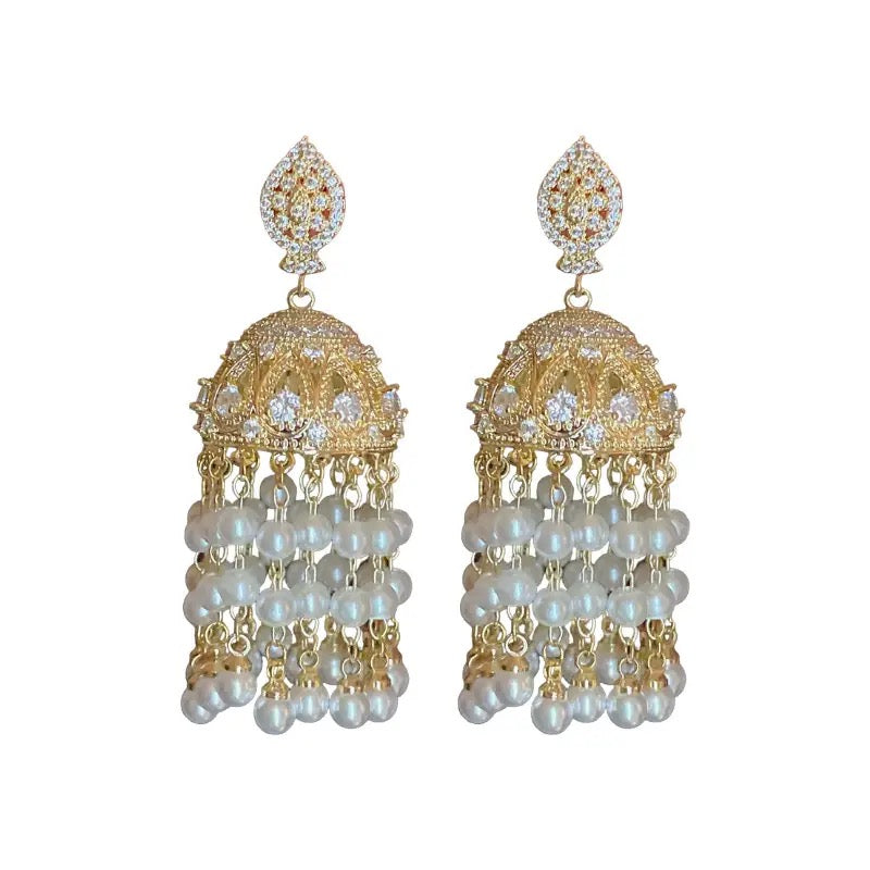 Luxe lantern earrings