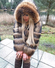 Mink fur coat