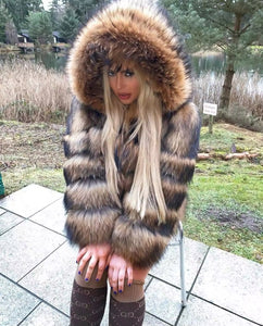 Mink fur coat