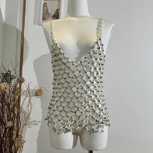 Diamonds & pearls top