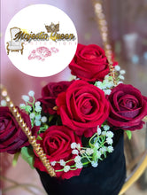 Majestic rose bouquet cross body