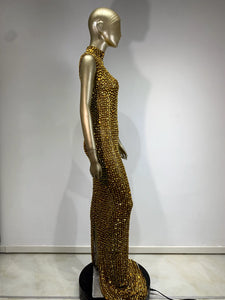 Golden goddess dress