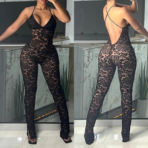 Prestige lace jumpsuit