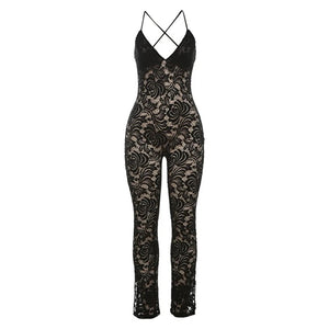 Prestige lace jumpsuit