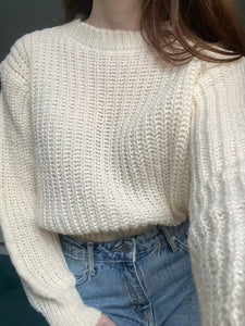 Classic crop sweater