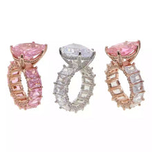 Queen  diamond drop ring